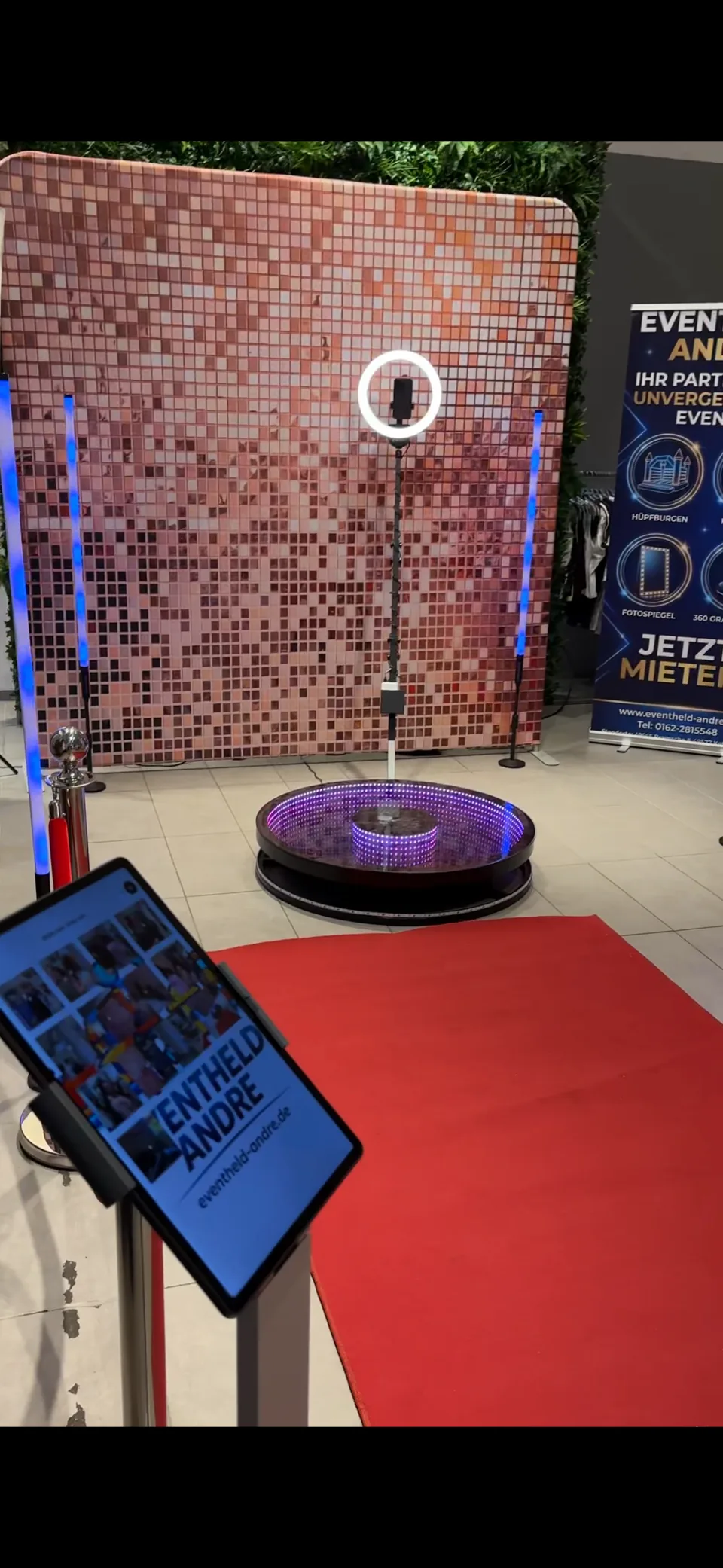 360° Booth für Firmenfeiern