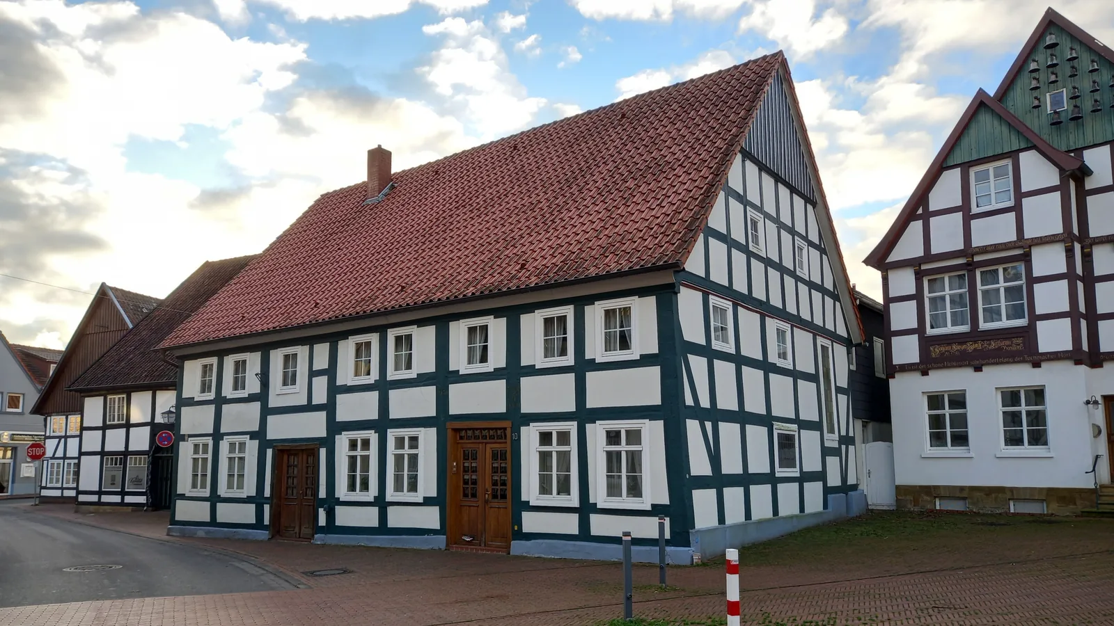 Historisches Gebäudeensemble an der Mühlenstraße in Bramsche